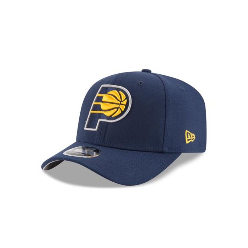 NBA Indiana Pacers Otc Stretch Snap 9Fifty Snapback (JMD9818) - Blue New Era Caps